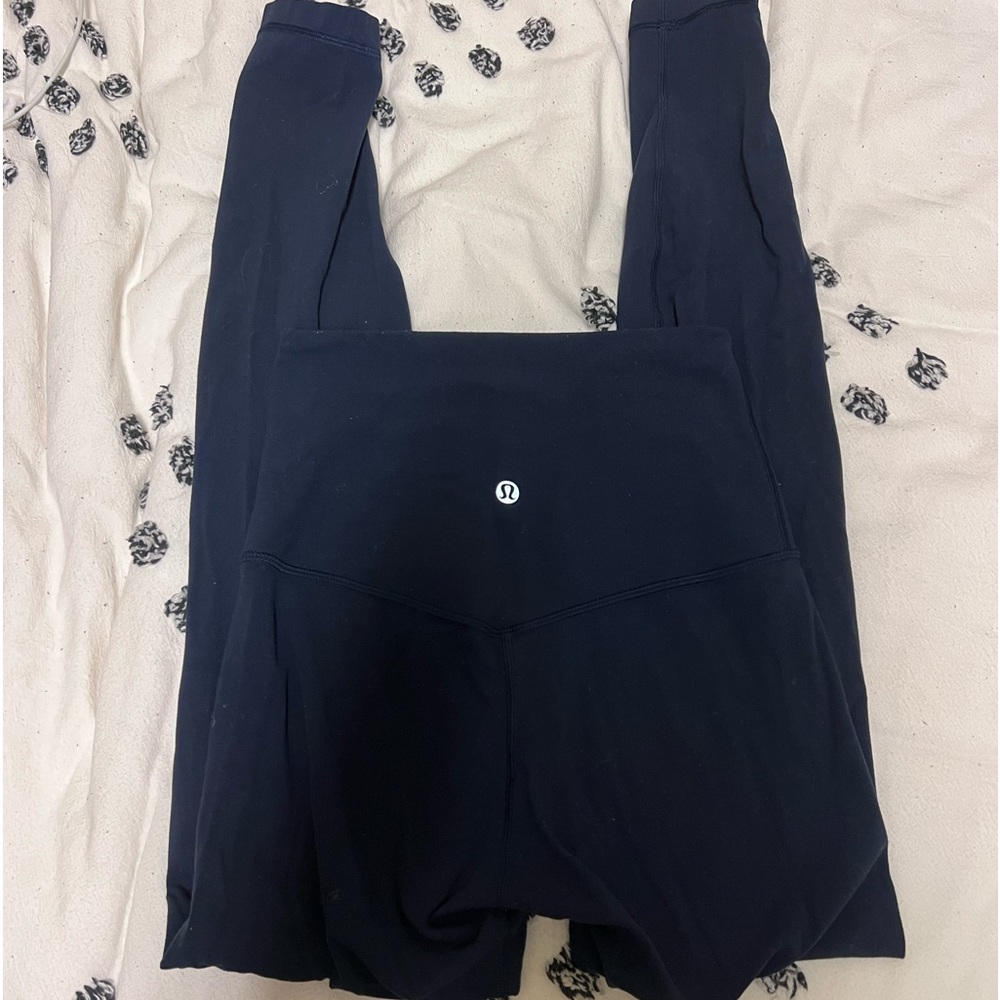 navy blue align leggings size 4